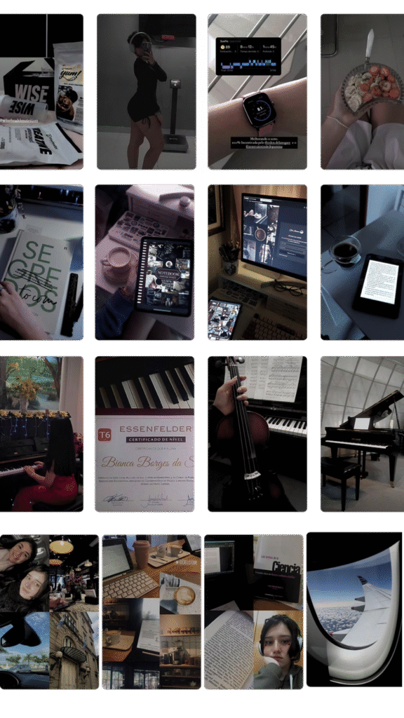 minimalist pinterest style feed photo collage your story